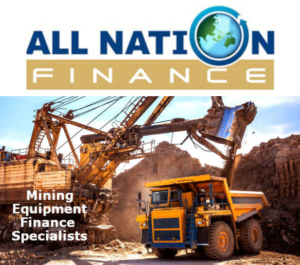 Mining earth moving equipment finance Perth WA.